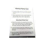Double Cord Welting / Piping Foot Choose From 1/8", 3/16", 1/4" - Slant Needle - Central Michigan Sewing Supplies