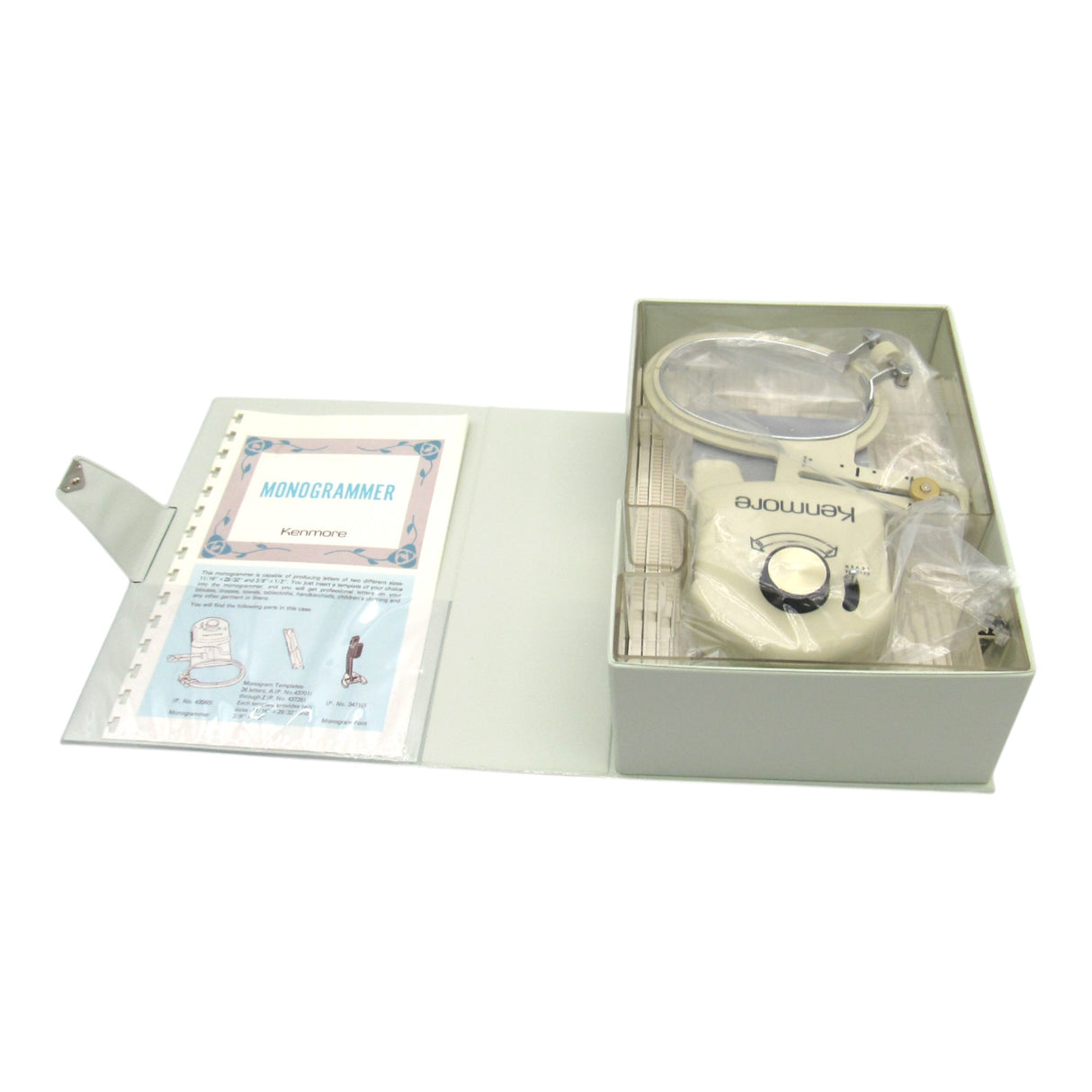 Vintage Original Kenmore Model 158.1980 Monogrammer - Complete Set - Central Michigan Sewing Supplies