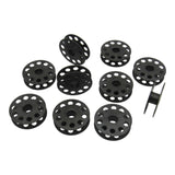 Singer Industrial Metal Bobbins - Pack of 10 - Models 107G, 107W, 140W, 143W, 151K, 151W, 307G, 457