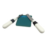 Buttonholer Cutter Kit - Cutting Mat, Cutter & Punch Set