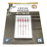 Organ ELx705 CR Chromium Serger Needles - Overlock & Cover Stitch