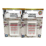 Organ 15x1 ST Embroidery Sewing Machine Needles - Universal Fit (5-Pack)