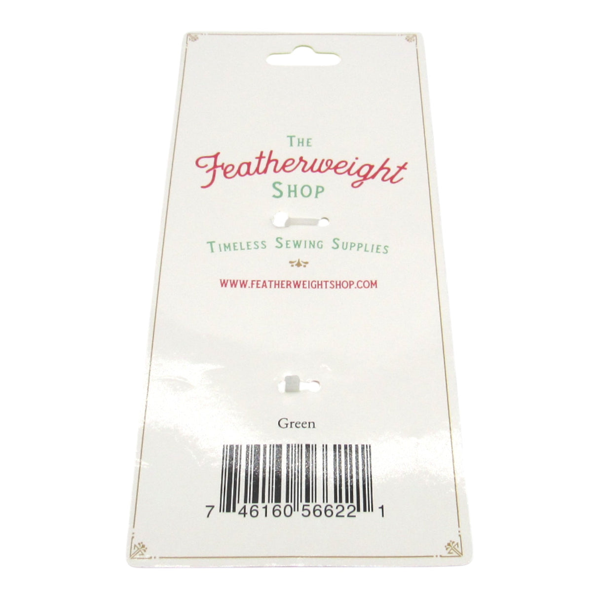 Thread-O-Stat Iridescent Green Thread Grabber