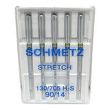 Schmetz Stretch Needles 705HS (5-Pack) - Central Michigan Sewing Supplies