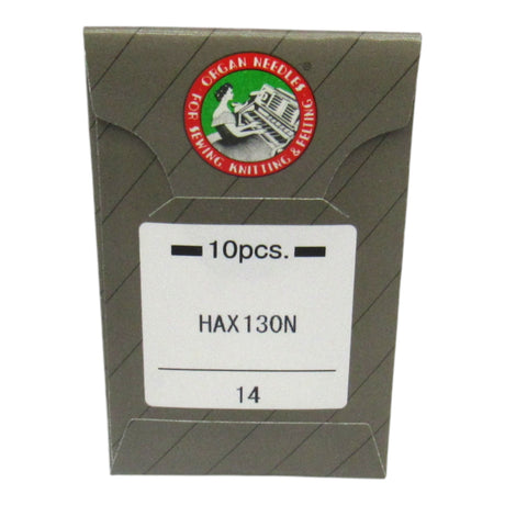 Organ HAx130N Top-Stitch/Decorative Needles - Chrome Finish (10-Pack) - Central Michigan Sewing Supplies