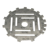 Universal Measuring Disc - Sewing Gauge Tool - Part #UMD - Central Michigan Sewing Supplies