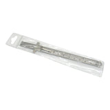 Metric 6" Steel Ruler with Pocket Clip - Part #301ME - Central Michigan Sewing Supplies
