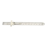 Metric 6" Steel Ruler with Pocket Clip - Part #301ME - Central Michigan Sewing Supplies