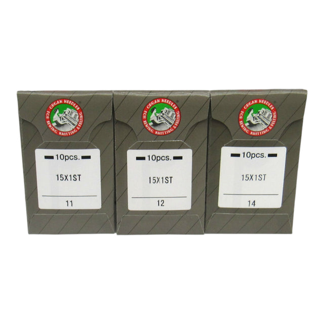 Organ Machine Embroidery Needles 15X1ST - Chrome - 10 Pack - Central Michigan Sewing Supplies