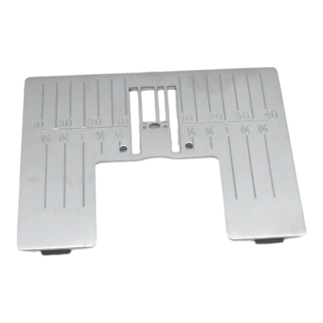 Straight Stitch Needle Plate with Inch Markings for Viking - 4129642-03 - Central Michigan Sewing Supplies