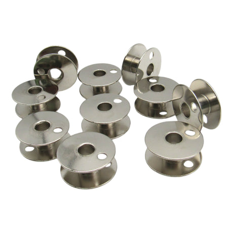 (10) Metal One Piece Bobbins - Singer Part # 203470 - Central Michigan Sewing Supplies