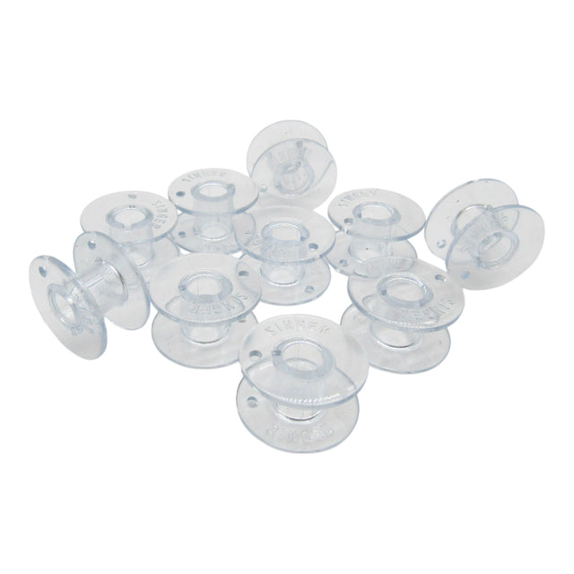 (10) Genuine Singer Class 15 Plastic Bobbins - Part #81348 - Central Michigan Sewing Supplies