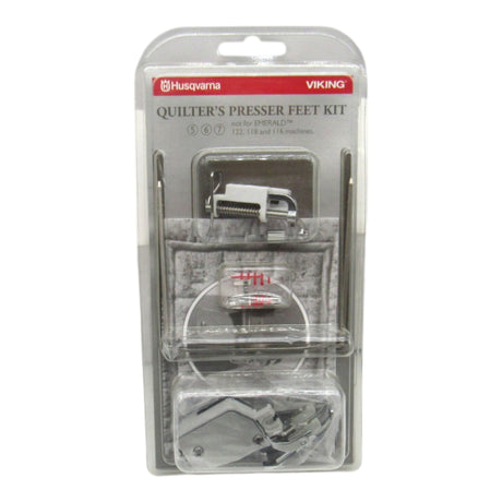 Husqvarna Viking Genuine Quilter's Presser Feet Kit #4130353-02 - Central Michigan Sewing Supplies