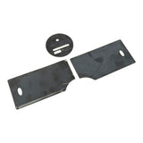 Original Singer Blackside Bed Slide Plates & Needle Plate - Parts #54512, #54513 & #8240 | Singer 28, 128 | WWII Era - Central Michigan Sewing Supplies