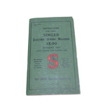 Genuine Vintage Singer Model 15-90 Instruction Manual - 64 Pages - 1946 Copyright