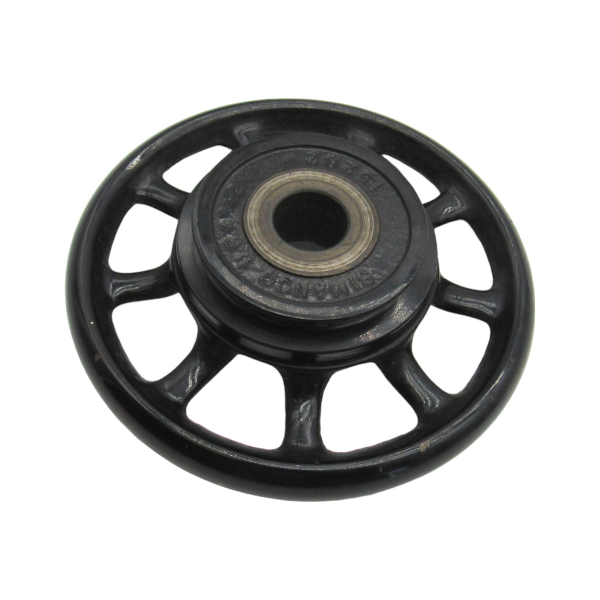 Original 9 Spoke Hand Wheel - Black - Fits Singer Models 15, 66, 99, 28 - Central Michigan Sewing Supplies