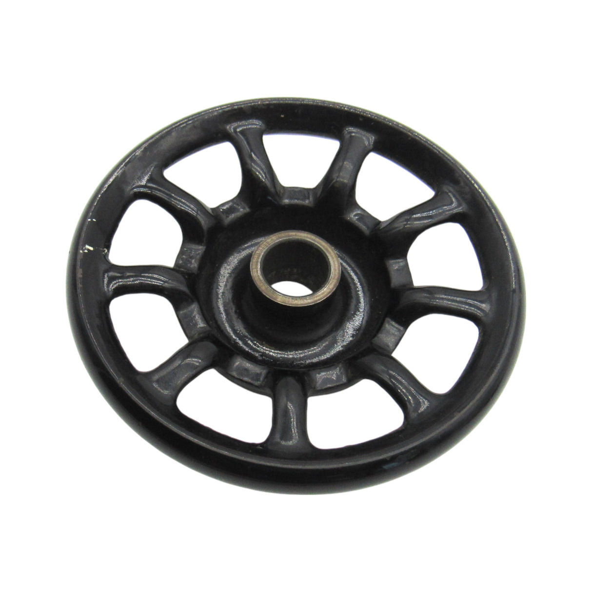 Original 9 Spoke Hand Wheel - Black - Fits Singer Models 15, 66, 99, 28 - Central Michigan Sewing Supplies
