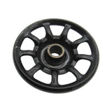 Original 9 Spoke Hand Wheel - Black - Fits Singer Models 15, 66, 99, 28 - Central Michigan Sewing Supplies