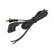 Power Cord - Elna Part # 446781 Middle Pin Horizontal - Central Michigan Sewing Supplies