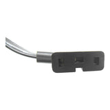 Power Cord - Elna Part # 446781 Middle Pin Horizontal - Central Michigan Sewing Supplies