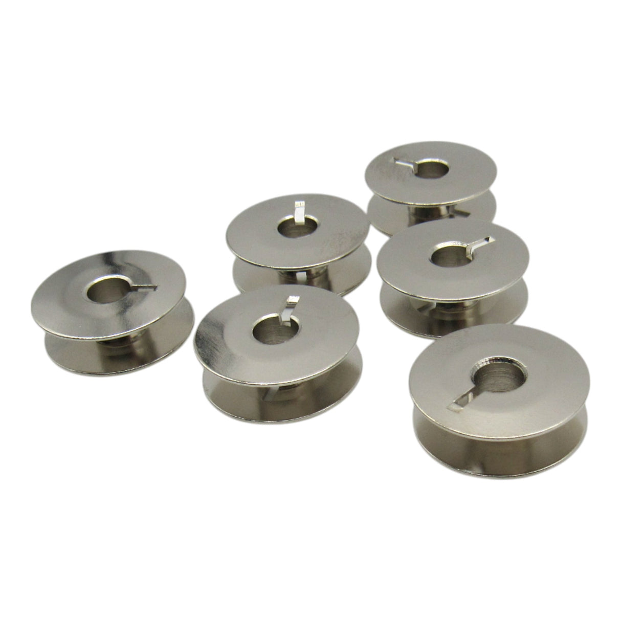 (6) Metal One Piece Bobbins - Bernina Part # 330.026.030 - Central Michigan Sewing Supplies