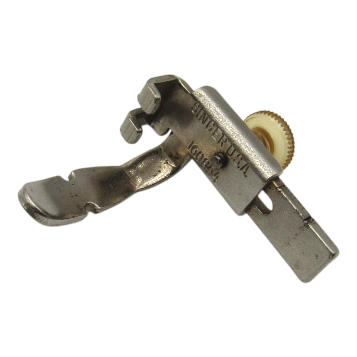 Vintage Original Singer Adjustable Zipper Foot # 160854 Fits Low Shank Models 15, 27, 28, 66, 99, 201, 221, 222 - Central Michigan Sewing Supplies