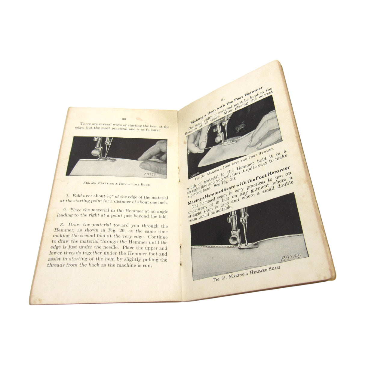 Original Singer Sewing machine Model 221-1 Instruction Manual - Central Michigan Sewing Supplies