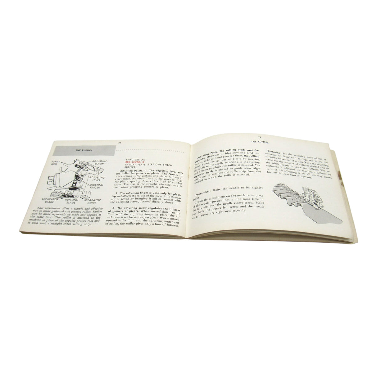Original Singer Sewing Machine Model 401A Instruction Manual - Central Michigan Sewing Supplies