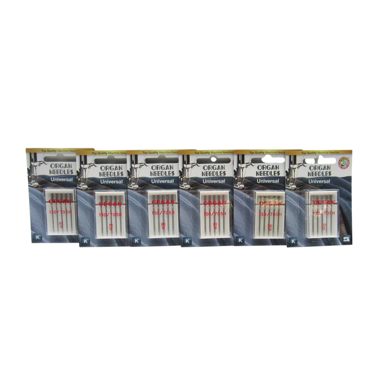Organ Sewing Machine Needles Sharp Point - 15X1 Blister Pack