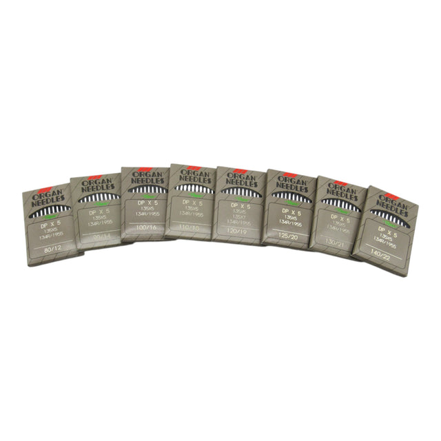 Organ Industrial Sewing Machine Needles Sharp Point 135X5, 135X7, DPX5, DPX7, 134R - Central Michigan Sewing Supplies