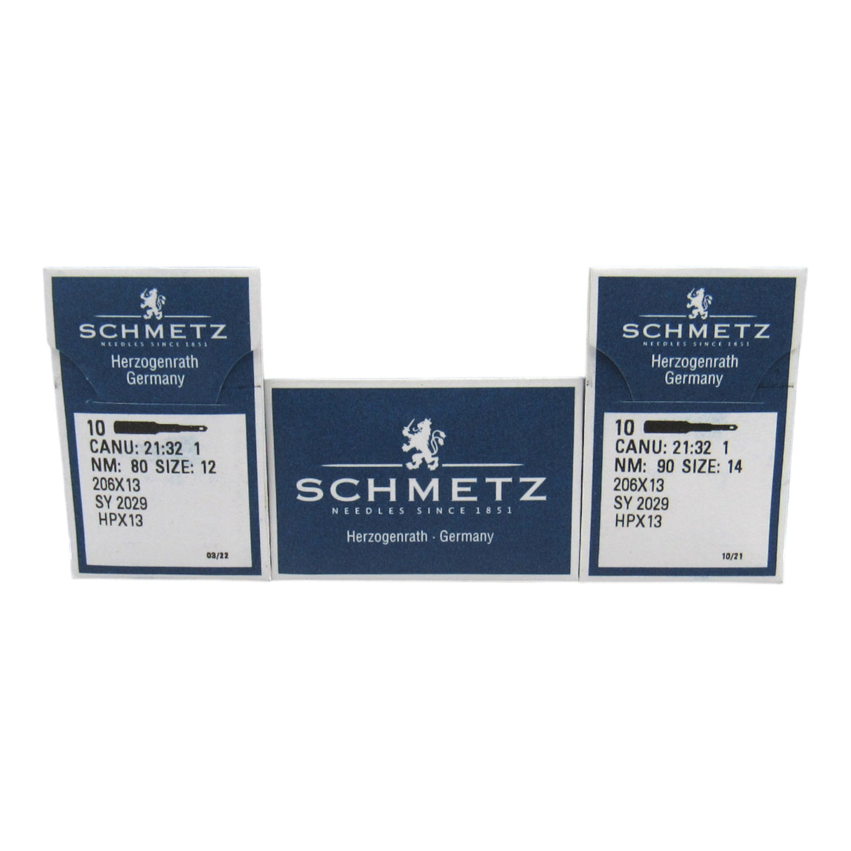 Schmetz Needles 10 Pack 206x13 Available in Size 12 & 14 - Central Michigan Sewing Supplies