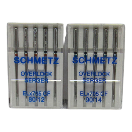 Schmetz ELx705 Chrome Finish Serger Needles (Sharp point) - Central Michigan Sewing Supplies