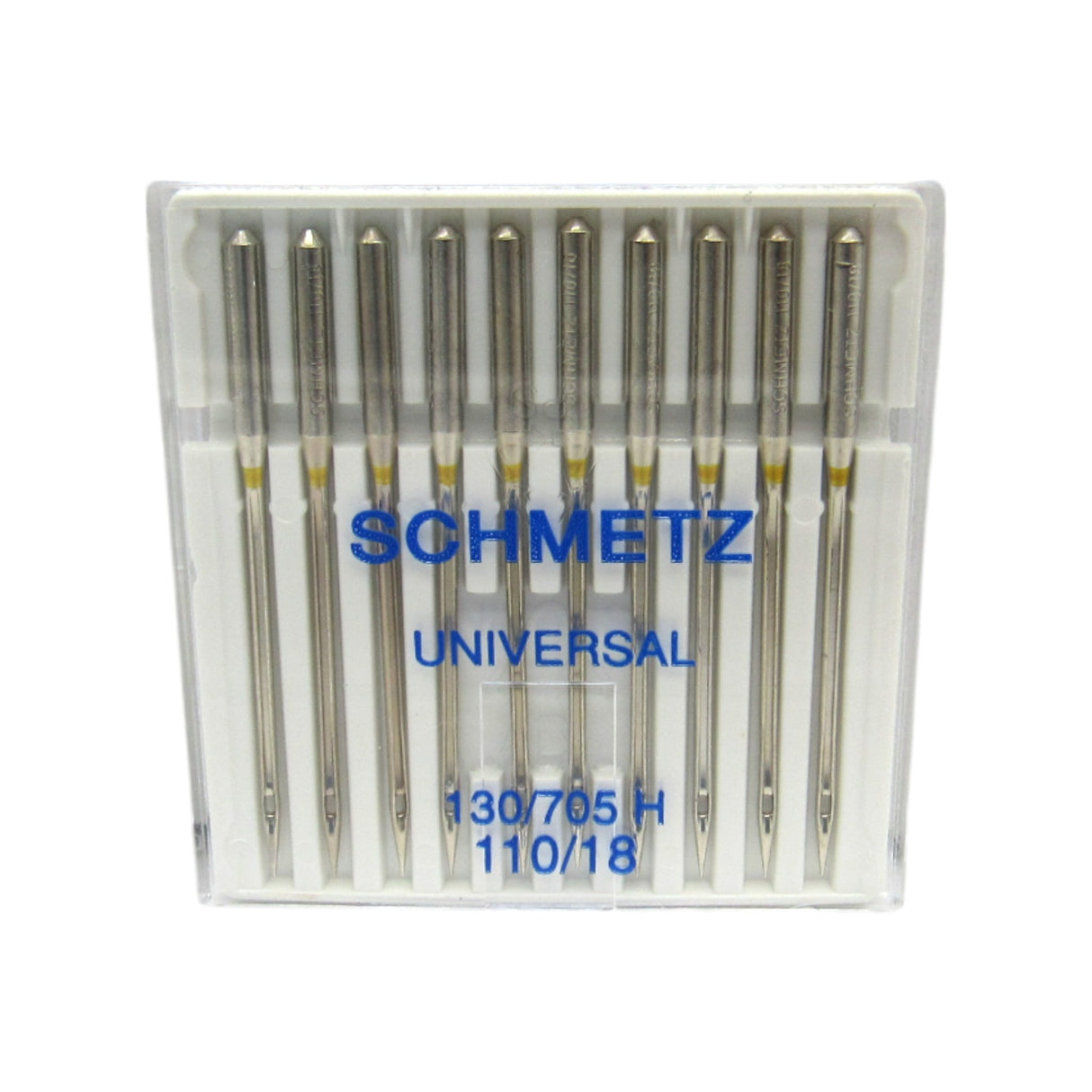 Schmetz Sewing Machine Needles 15x1 Available in size 8, 9, 10, 11, 12, 14, 16, 18 (10 pack) - Central Michigan Sewing Supplies