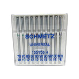 Schmetz Sewing Machine Needles 15x1 Available in size 8, 9, 10, 11, 12, 14, 16, 18 (10 pack) - Central Michigan Sewing Supplies