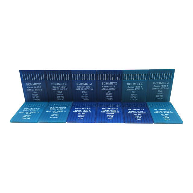 Schmetz Industrial Sewing Machine Needles SHARP POINT 16x257, 16x231, DBx1, 16x95 - Central Michigan Sewing Supplies