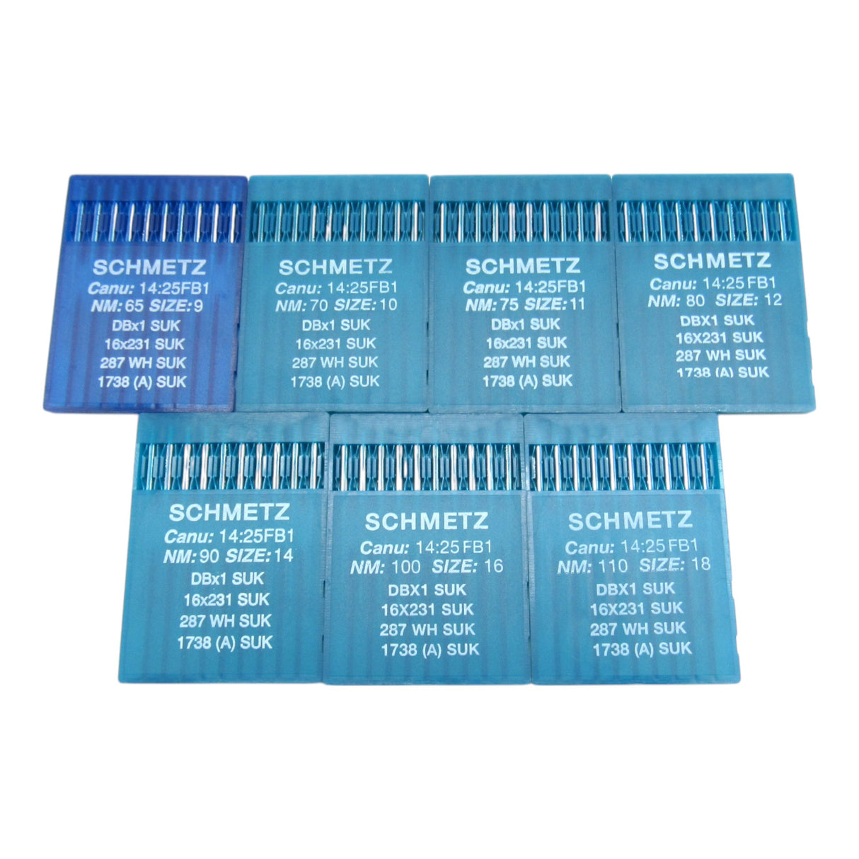 Schmetz Industrial Sewing Machine Needles BALL POINT 16x257, 16x231, DBx1, 16x95 - Central Michigan Sewing Supplies