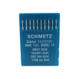 Schmetz Industrial Sewing Machine Needles BALL POINT 16x257, 16x231, DBx1, 16x95 - Central Michigan Sewing Supplies