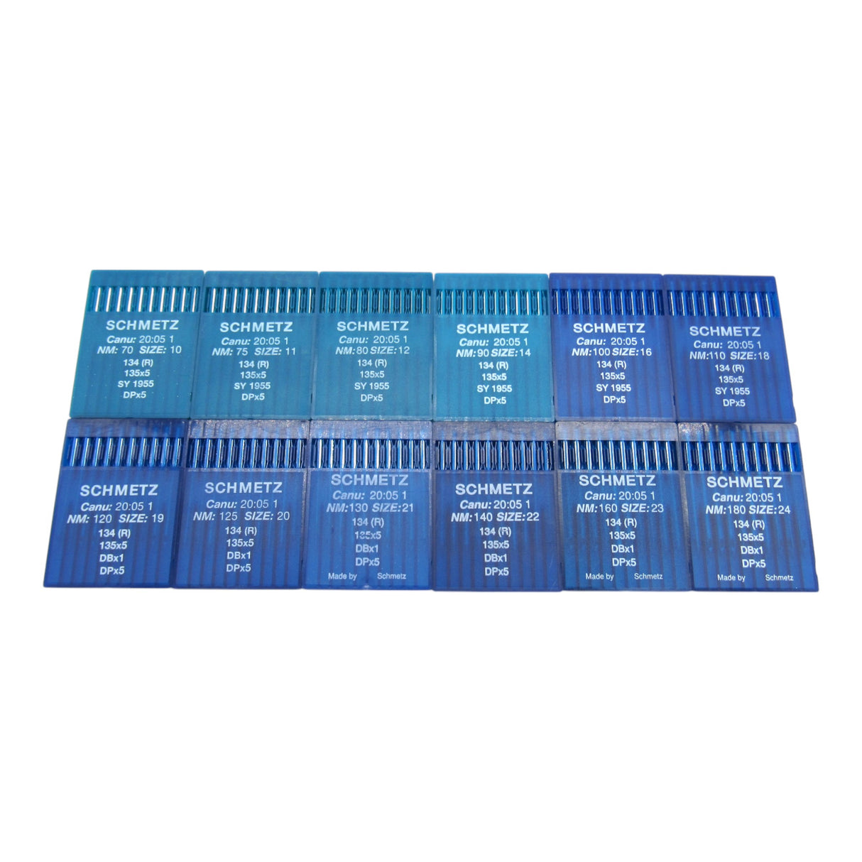 Schmetz Industrial Sewing Machine Needles 134R, 135x5, DPx5, 135x7 - Central Michigan Sewing Supplies
