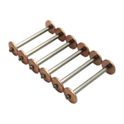 6 Long Metal Bobbins for Singer 27, 127, 28, 128 - Part #8228 - Central Michigan Sewing Supplies