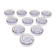 (10) Grade A Plastic Futura Bobbins - Singer Part #181551 - Central Michigan Sewing Supplies