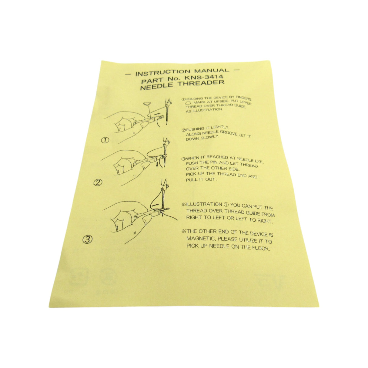 Universal Needle Threader with Magnetic End - Central Michigan Sewing Supplies