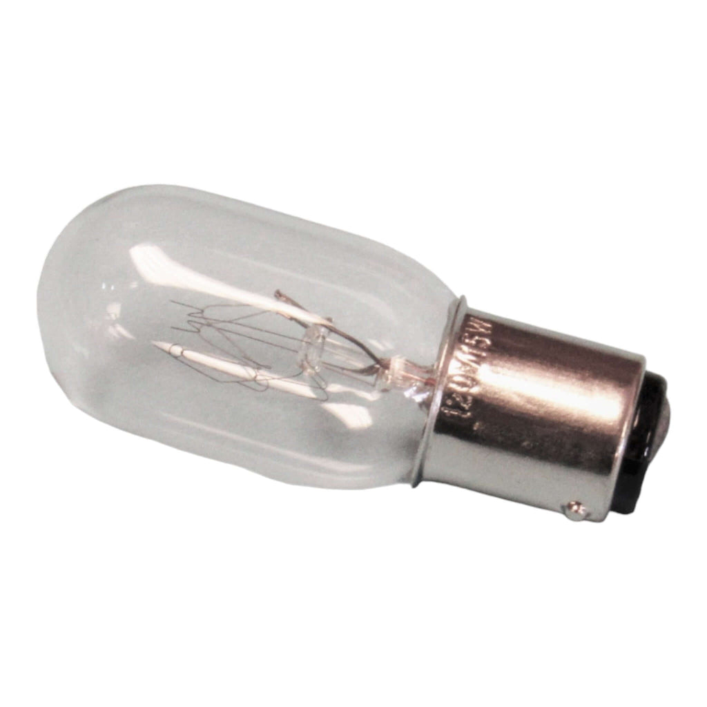 Light Bulb 15-watt, 120-volt, Push in Style, Most Common, 19/32 Base - Central Michigan Sewing Supplies
