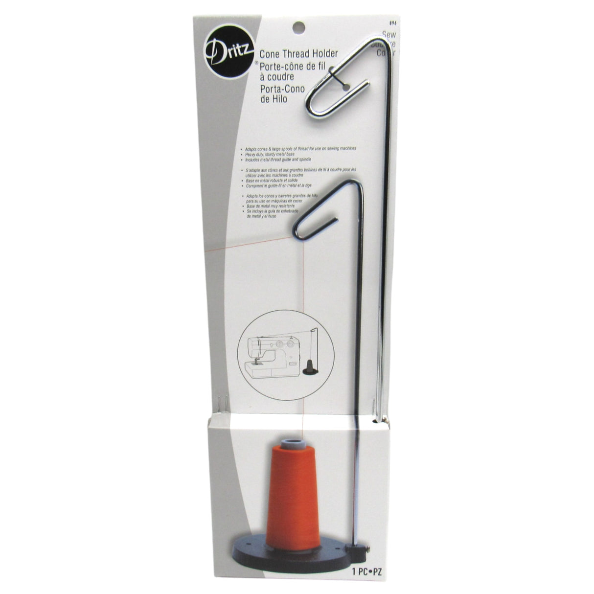 Dritz Cone Thread Holder Stand (Part # 896) - Central Michigan Sewing Supplies