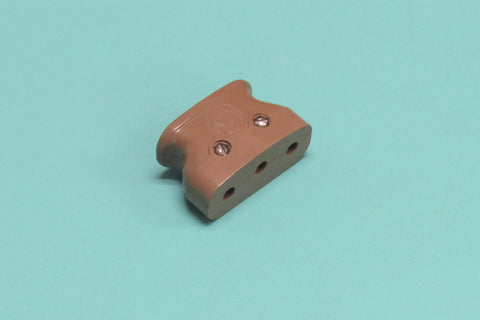 Original Singer BakeLite 3 Pin Receptacle For Single Lead Power Cord - Tan - Central Michigan Sewing Supplies