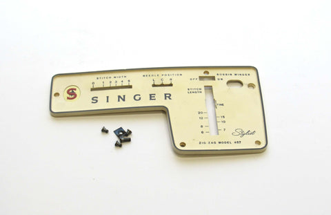 Vintage Original Face Plate - Fits Singer Model 457 - Central Michigan Sewing Supplies
