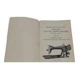 Vintage Original Singer Sewing Machine Model 15-91 Instruction Manual - Central Michigan Sewing Supplies