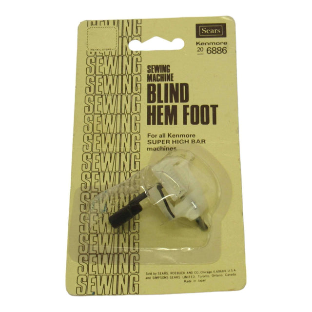 Original Kenmore Sewing Machine Super High Shank Bind Hem Foot - Central Michigan Sewing Supplies