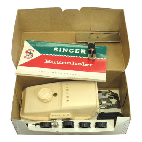 Original Singer Sewing Machine Slant Needle Buttonholer - Central Michigan Sewing Supplies