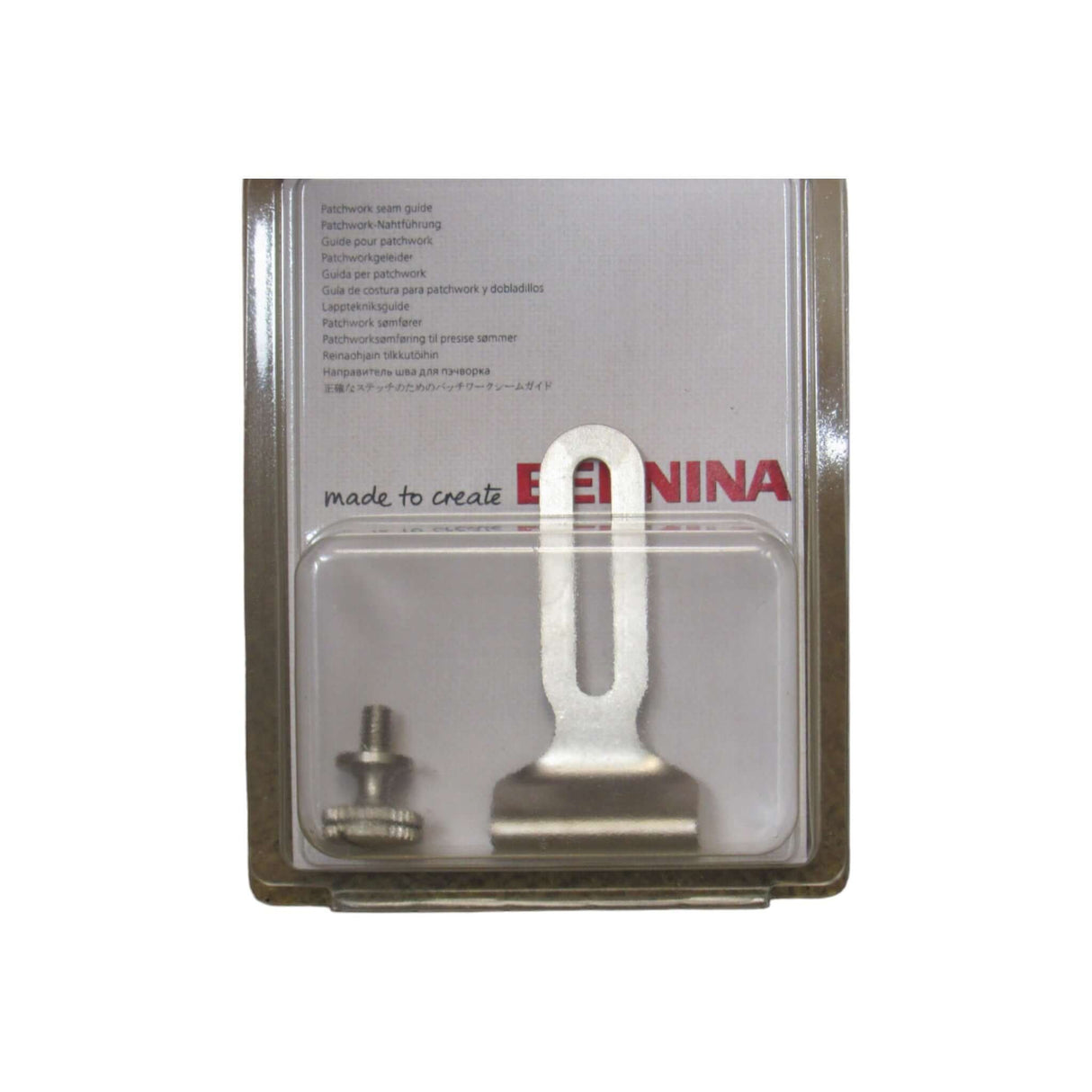 Bernina Sewing Machine Cloth Guide & Thumb Screw Genuine - Part # 0327067000 - Central Michigan Sewing Supplies