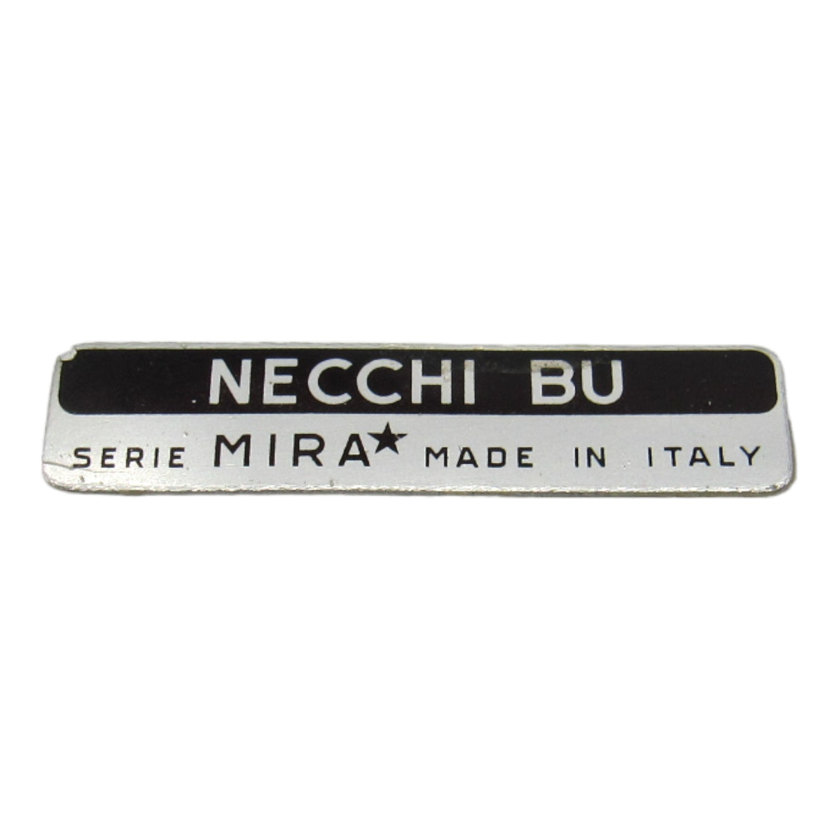 Necchi BU Mira Sewing Machine Badge - Central Michigan Sewing Supplies